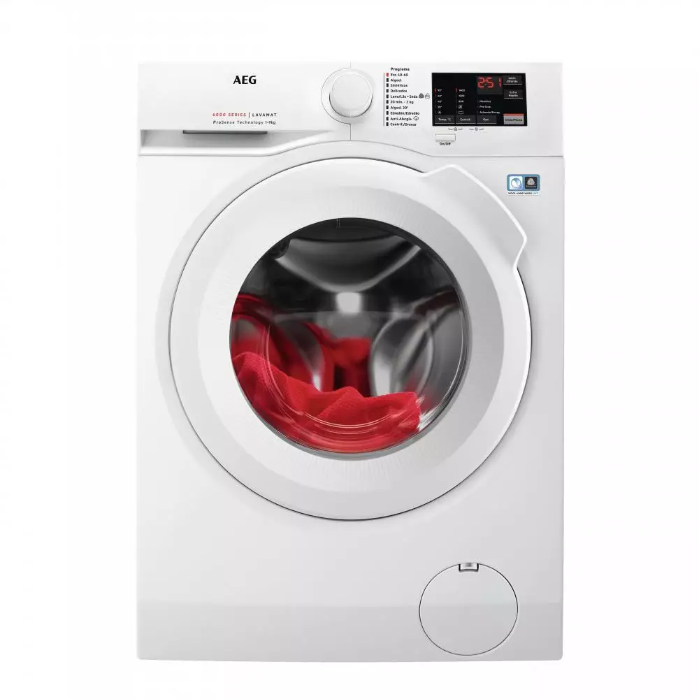 Lavadora AEG Serie 6000 ProSense® L6FBI947P Clase A 9 Kg 1400 rpm Blanco