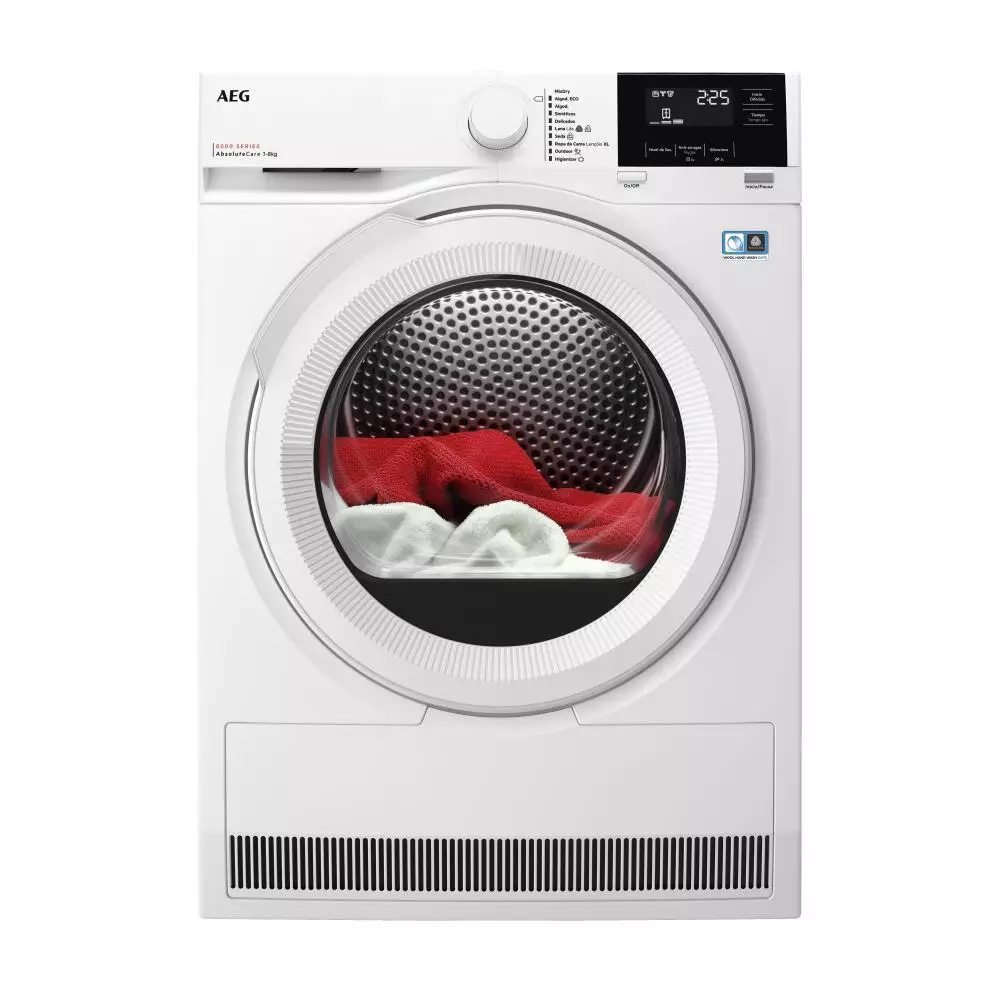 Secadora con bomba de calor AEG TR818A2OB Clase C 8 Kg Serie 8000 AbsoluteCare