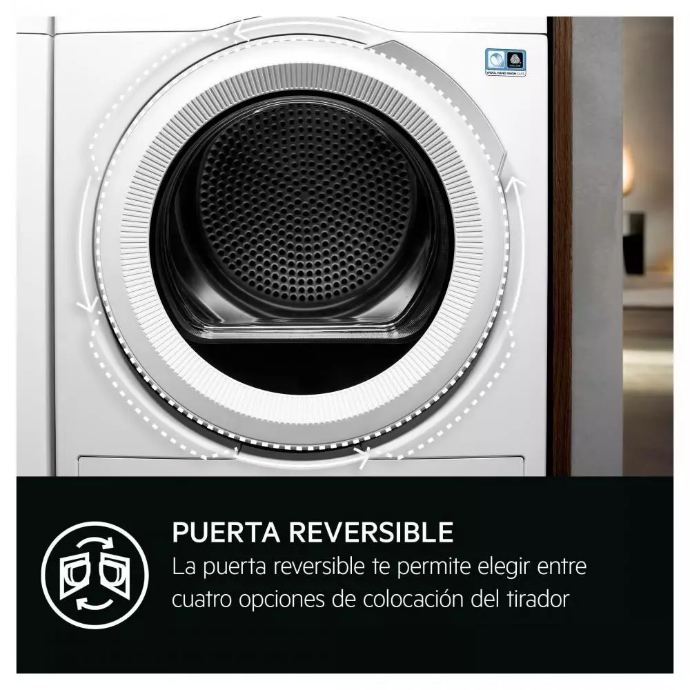 Secadora con bomba de calor AEG TR818A2PB 8Kg Clase B Serie 8000 AbsoluteCare