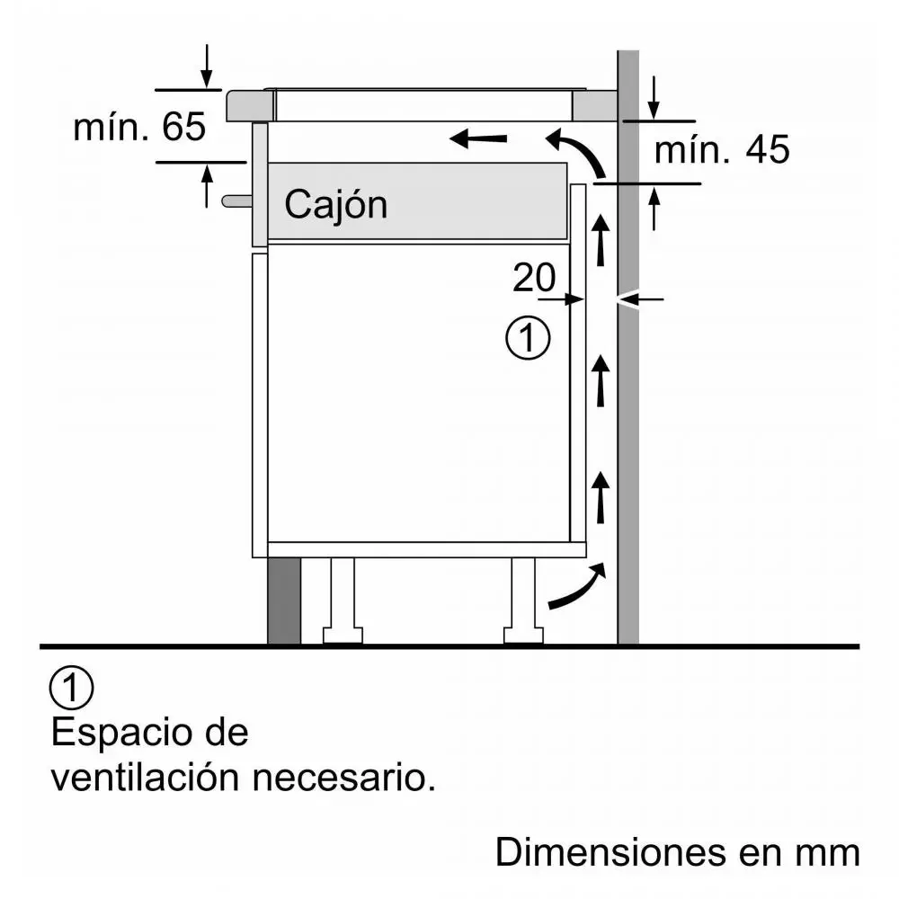 Placa de inducción Balay 3EB865ERS 3 Zonas  59.2 cm