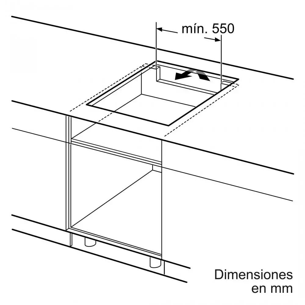 Placa de inducción Balay 3EB865ERS 3 Zonas  59.2 cm