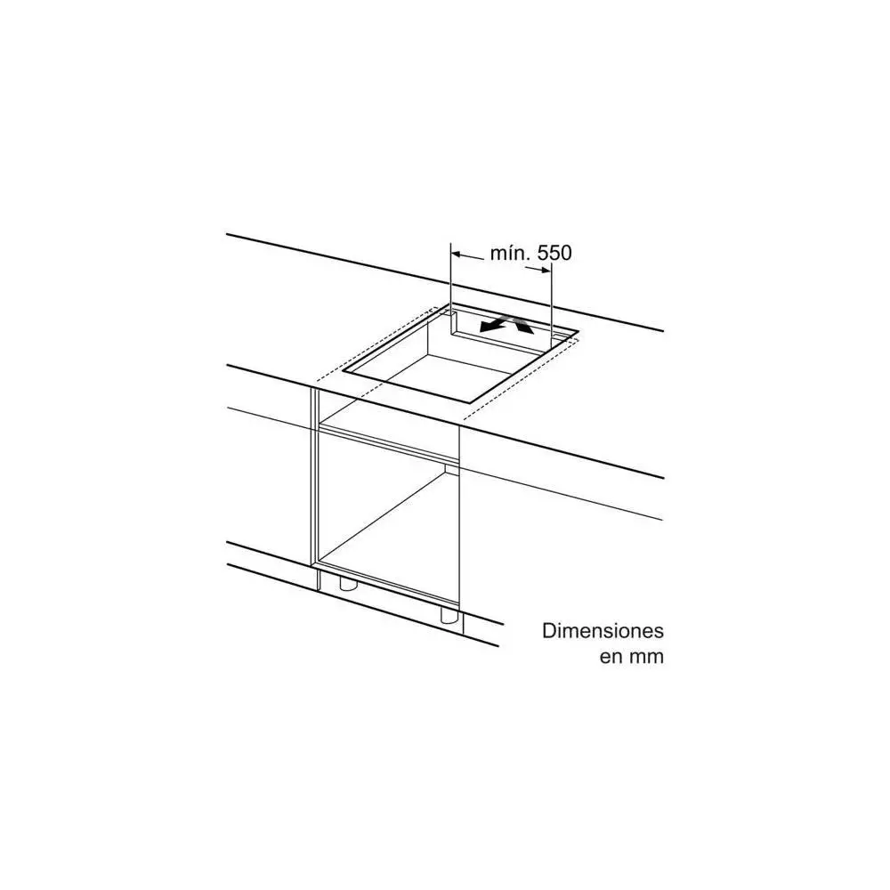 Placa de inducción Balay 3EB965LR 3 Zonas  59.2 cm