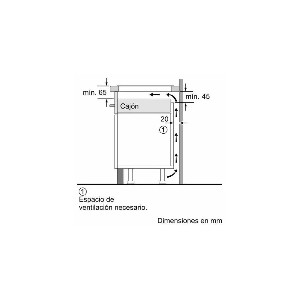 Placa de inducción Balay 3EB965LR 3 Zonas  59.2 cm