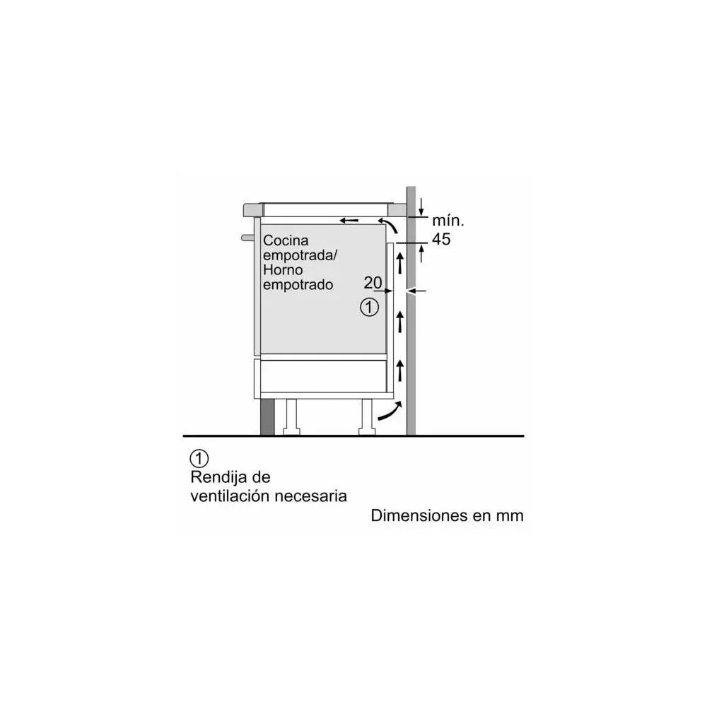 Placa de inducción Balay 3EB965LR 3 Zonas  59.2 cm