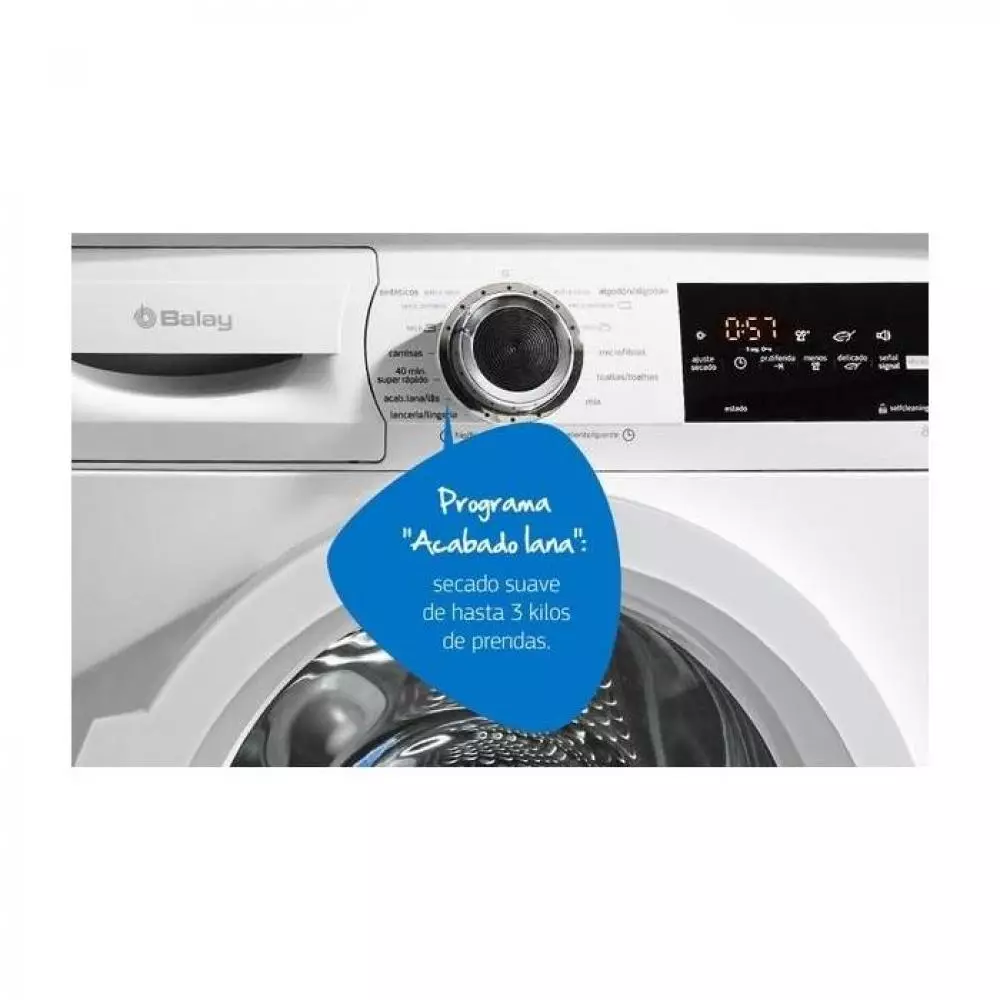 Secadora con bomba de calor Balay 3SB090BE D 9 Kg