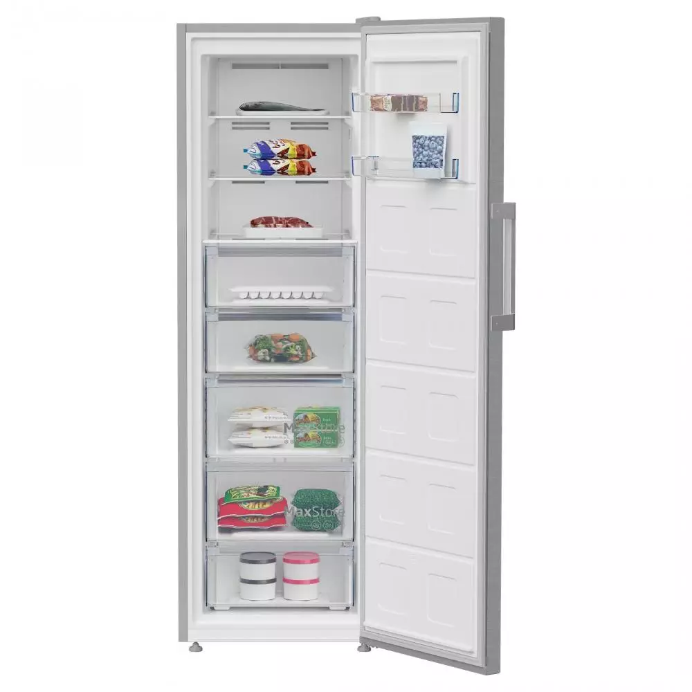Congelador Vertical  Beko B3RFNE314XB Clase E 1.86m Gris