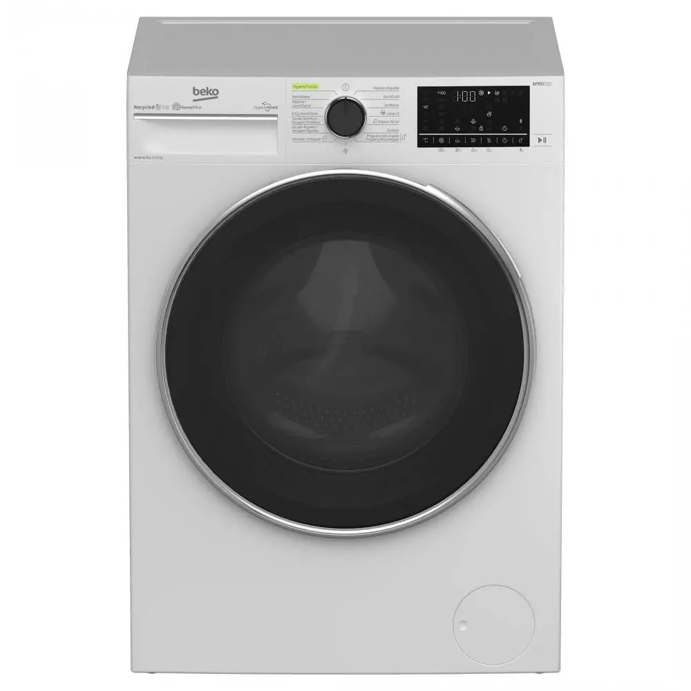 Lavadora Secadora Beko B5DFT510447W Clase D 10+6 Kg 1400 rpm Blanco - HygieneShield ProSmart SteamCure
