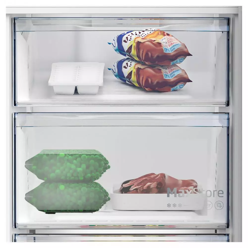 Frigorífico Combi Beko B5RCNE365HG Clase D No Frost 1.86m Acero Inoxidable Antihuellas - Harvestfresh Aeroflow