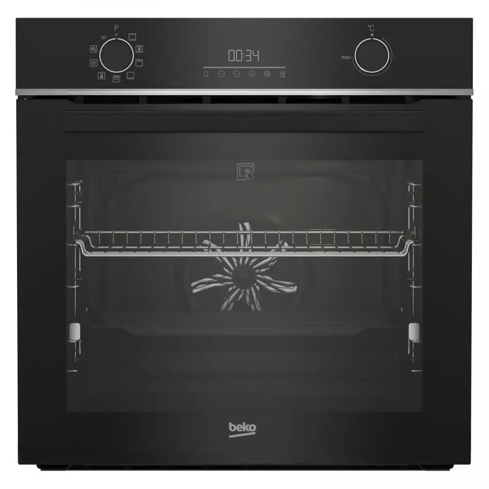 Horno Beko BBIE18302XFPS Pirolítico Clase A 72L Negro