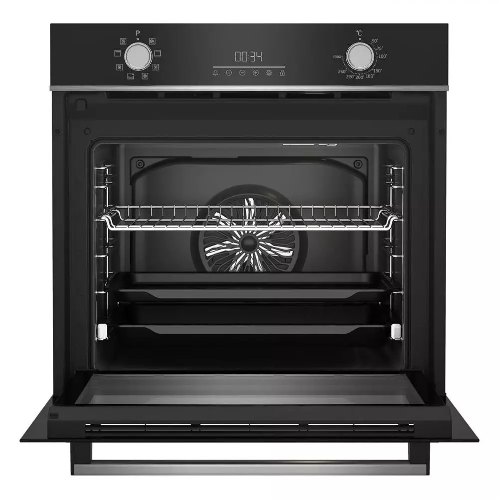 Horno Independiente Beko BBIM13300XD Multifunción Cristal Negro