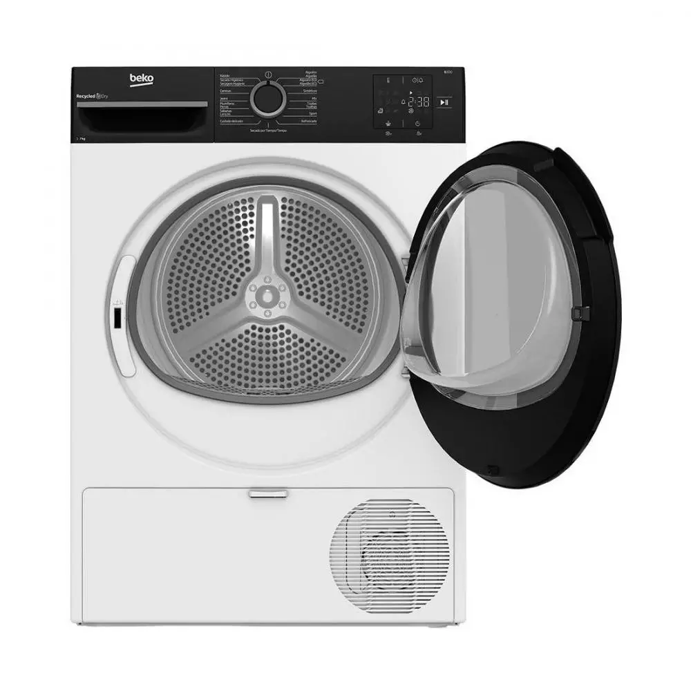 Secadora con bomba de calor Beko BM3T37230W Clase A+ 7 kg