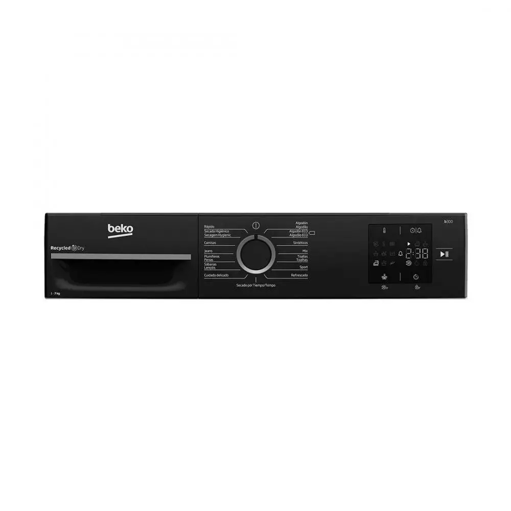 Secadora con bomba de calor Beko BM3T37230W Clase A+ 7 kg