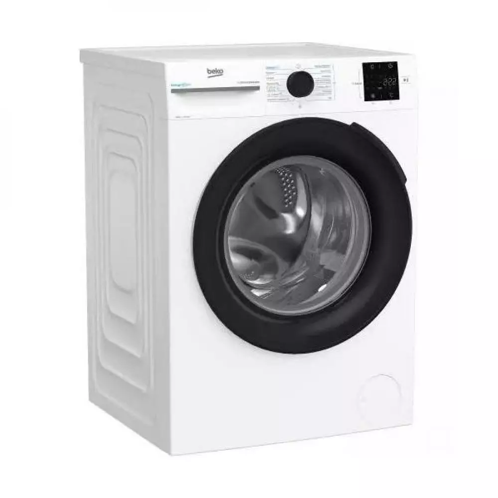 Lavadora Beko BM3WFT31041WB Clase A 10 Kg 1400 rpm Blanco - Vapor IronAssist