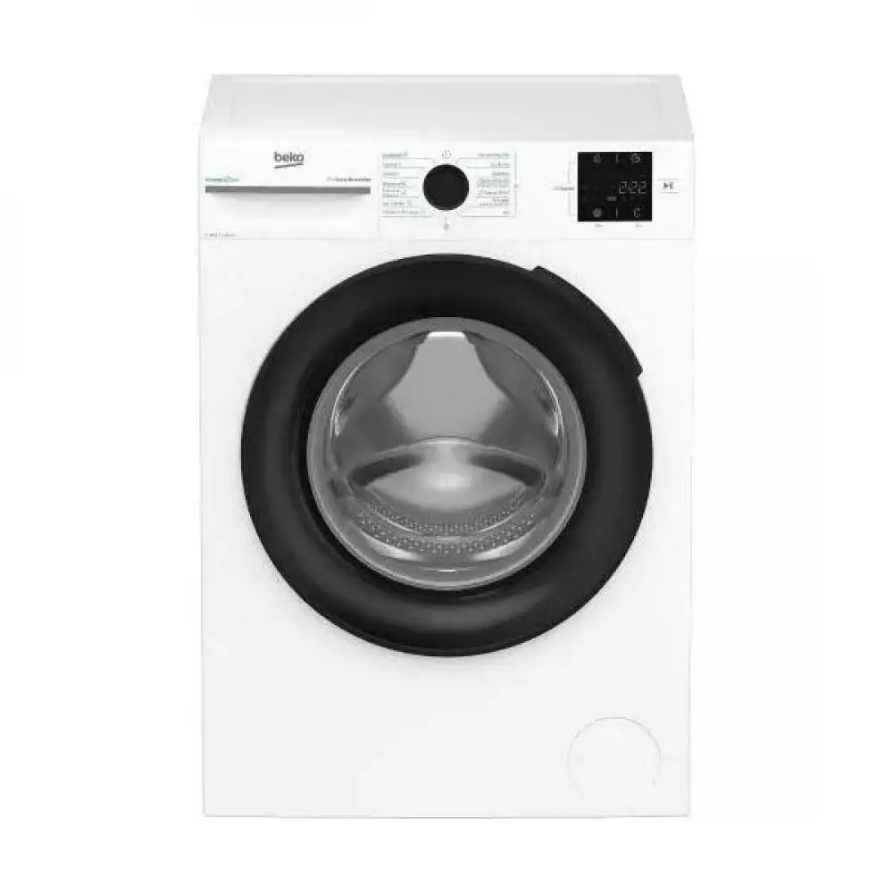 Lavadora Beko BM3WFT31041WB Clase A 10 Kg 1400 rpm Blanco - Vapor IronAssist