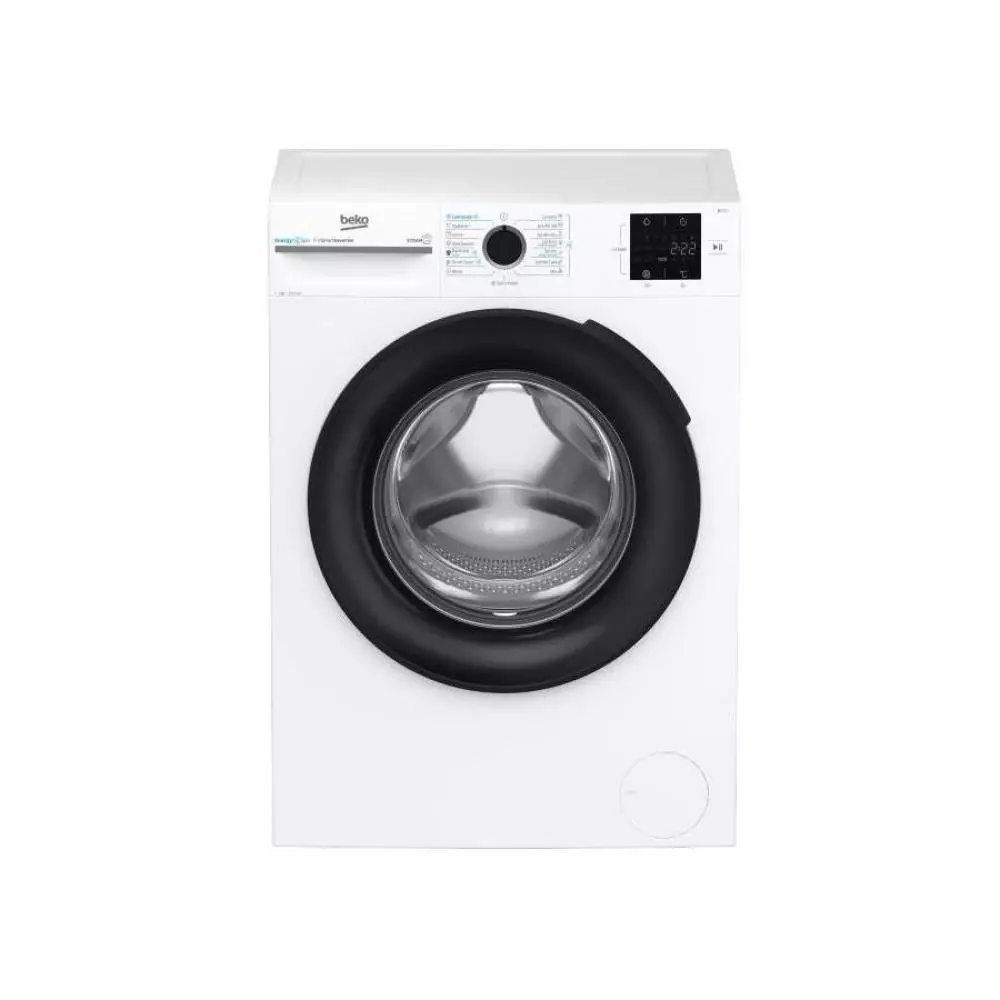 Lavadora Beko Serie B300 BM3WFT3941WB Clase A 9 Kg 1400 rpm Transparente