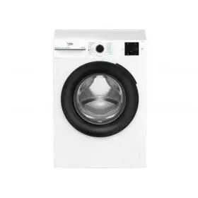 Lavadora Beko Serie B300 BM3WFT3941WB Clase A 9 Kg 1400 rpm Transparente.