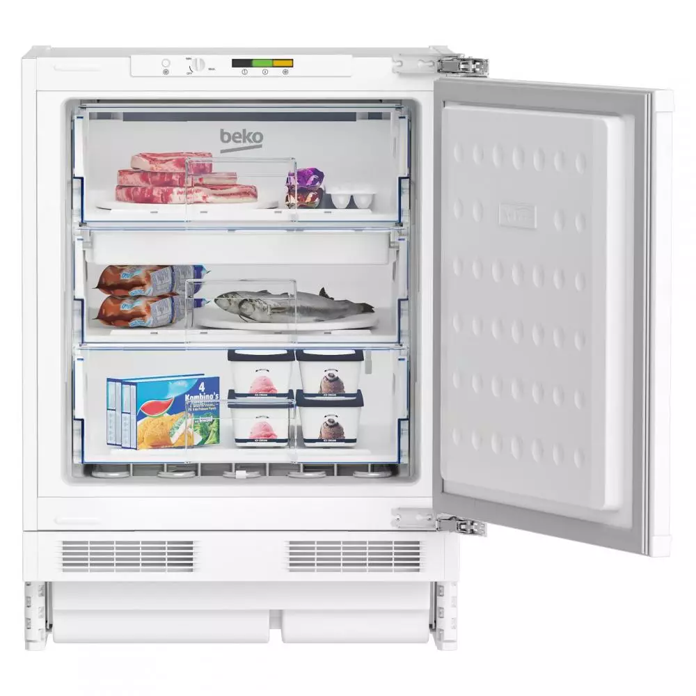 Mini congelador Vertical Integrable Beko BU1204N Clase E 0.82m Blanco