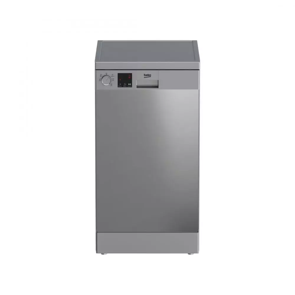 Lavavajillas 44.8 cm Beko DVS05024X Clase E 10 Servicios 49 dB Plata