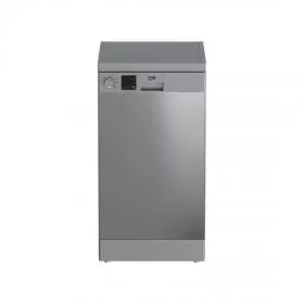 Lavavajillas 44.8 cm Beko DVS05024X Clase E 10 Servicios 49 dB Plata.