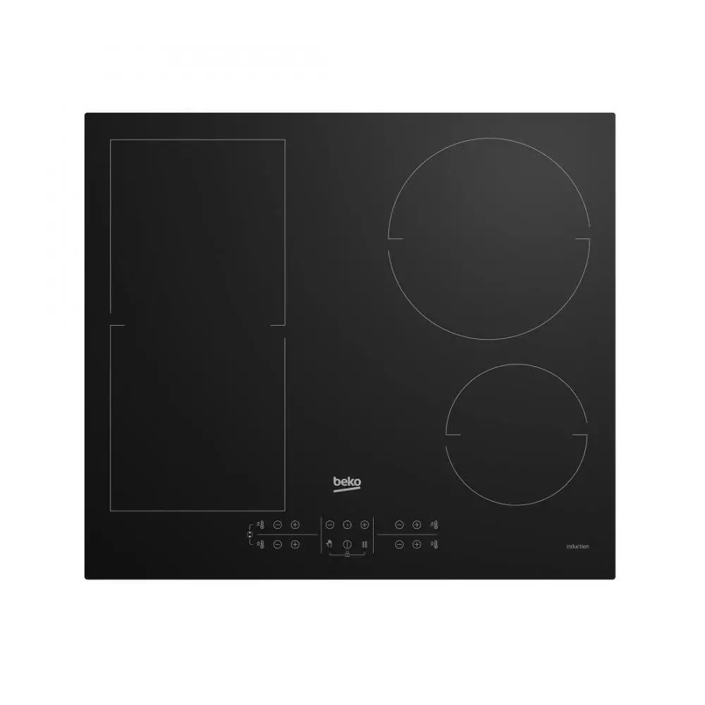 Placa de inducción Beko HII64200FMT 4 Zonas Flexinducción 58 cm