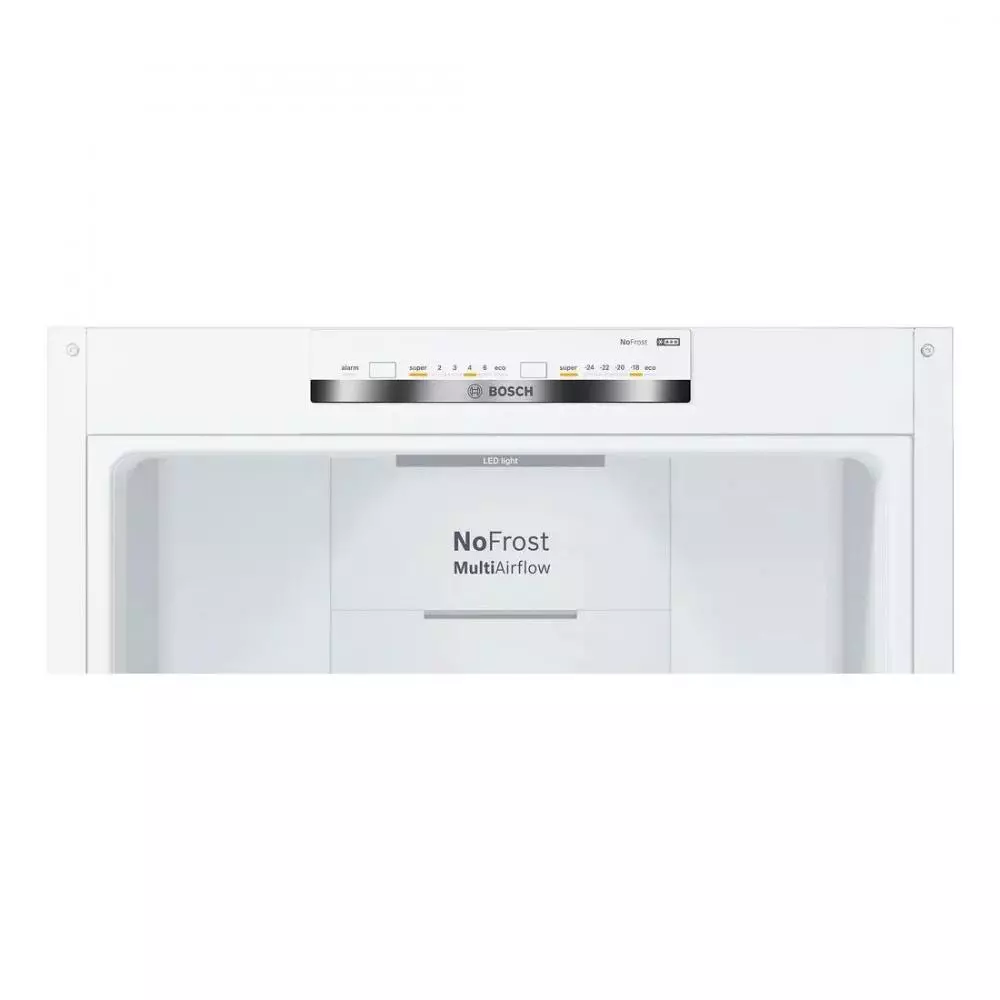 Frigorífico Combi  Bosch KGN362WED Clase E No Frost 1.86m Blanco Serie 4