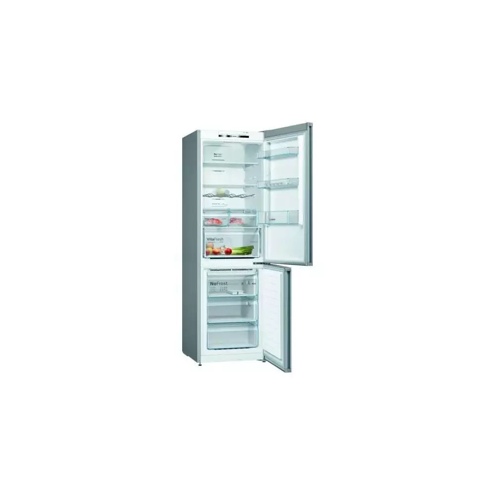 Frigorífico Combi Bosch KGN36VIDA Clase D No Frost 1.86m Acero Inoxidable - Serie 4