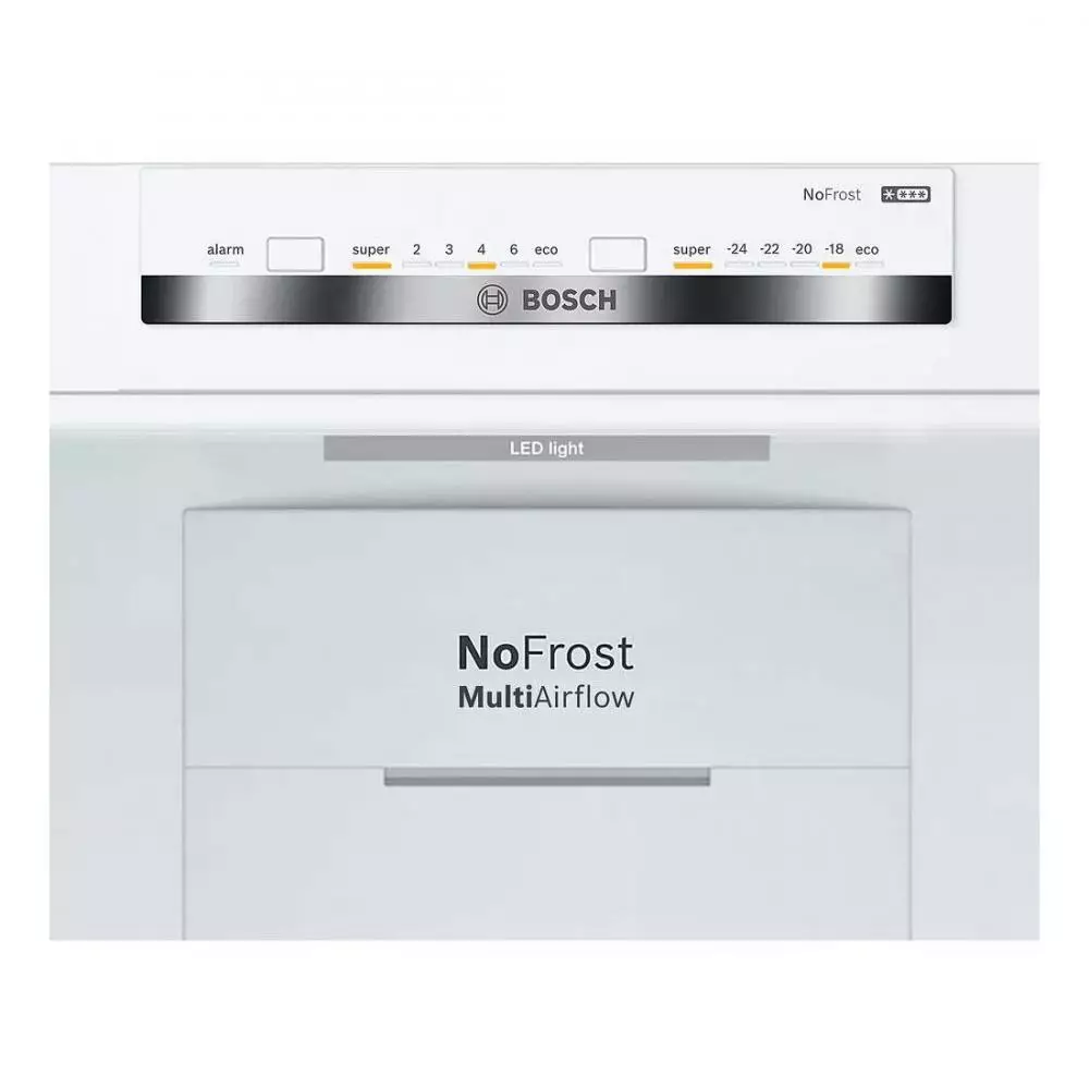 Frigorífico Combi Bosch KGN36VWEA Clase E No Frost 1.86m Blanco - Serie 4