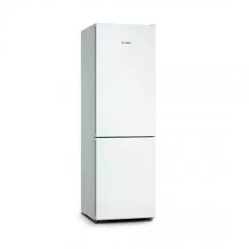 Frigorífico Combi Bosch KGN36VWEA Clase E No Frost 1.86m Blanco - Serie 4.