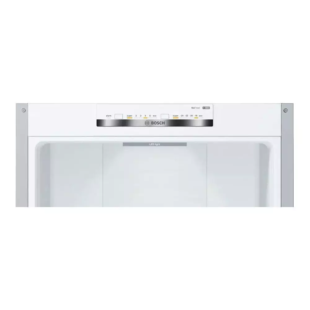 Frigorífico Combi  Bosch KGN39VIDB Clase D No Frost 2.03m Acero Inoxidable Serie 4