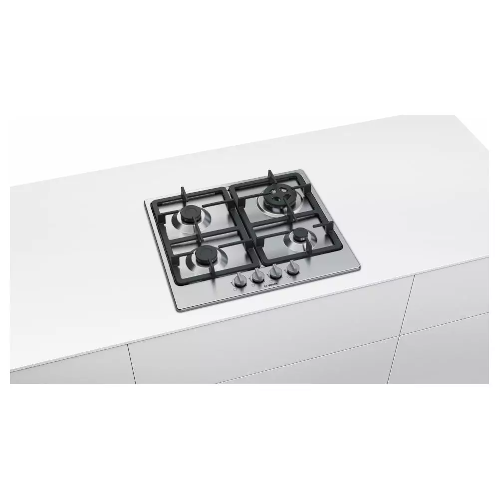 Encimera Bosch PGH6B5B90 4 Zonas Gas Natural 58.2 cm