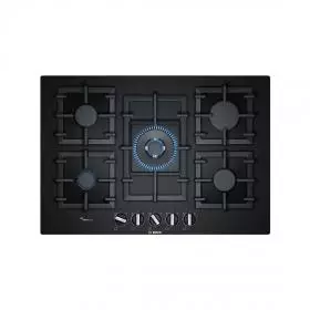 Placa de cristal Gas Bosch PPQ7A6B90 5 Zonas Gas Natural 75.