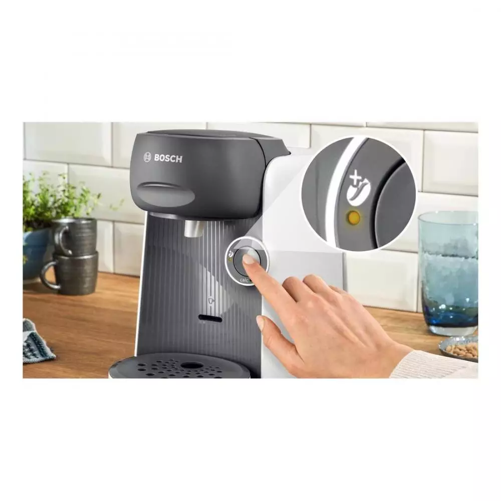 Cafetera de cápsulas Bosch Tassimo Finesse TAS16B4, 3,3 bar, 0,7 l, 1400 W, Blanco