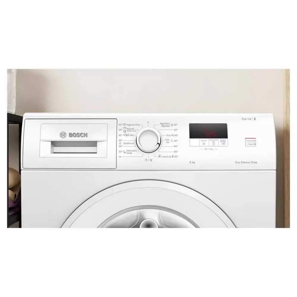 Lavadora Bosch WGE03200EP Clase A 8 Kg 1200 rpm Blanco   - Serie 2