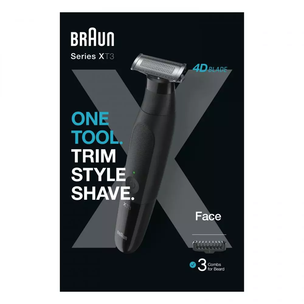 Barbero Braun XT_3100 Wet & Dry (resistente al agua)