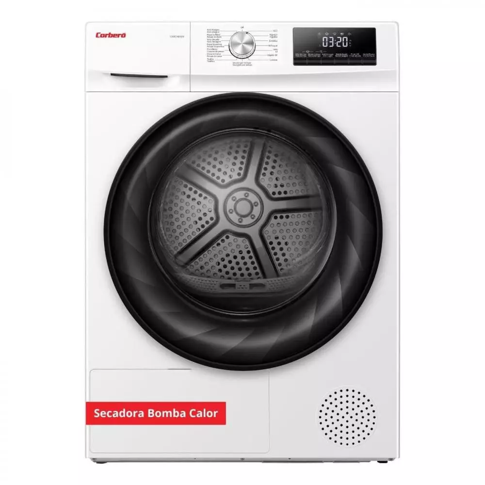 Secadora con bomba de calor Corberó CSBCH930W D 9 Kg