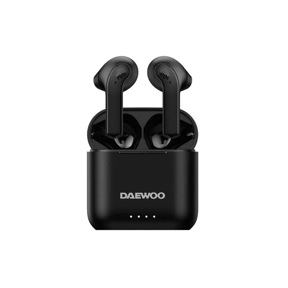 Auriculares inalámbricos Daewoo DW2020 con indicador de carga, Negros
