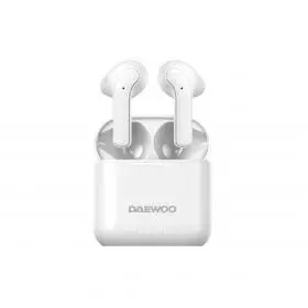 Auriculares inalámbricos Daewoo DW2021 con indicador de carga, Blancos.