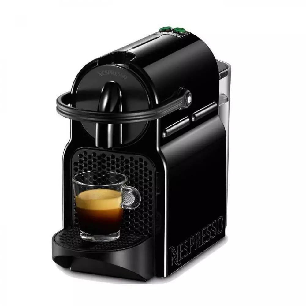 Cafetera de Cápsulas Delonghi Nespresso Inissia Negra