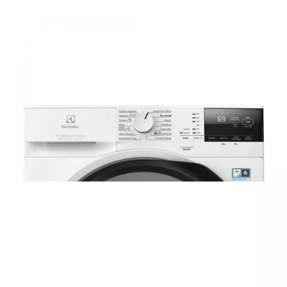 Lavadora Secadora Electrolux Serie 700 SteamCare EWI7216O2B Clase D 10+6 Kg 1600 rpm Negro