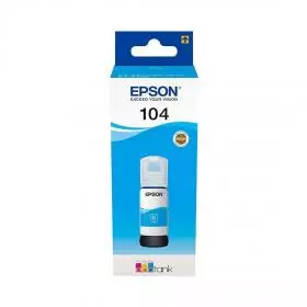 Botella Tinta Recargable Epson 104 Ecotank ET-2711 Cyan.