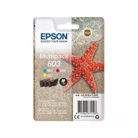 Multipack Tinta Epson 603 3 Tintas Cyan Magenta Amarillo.
