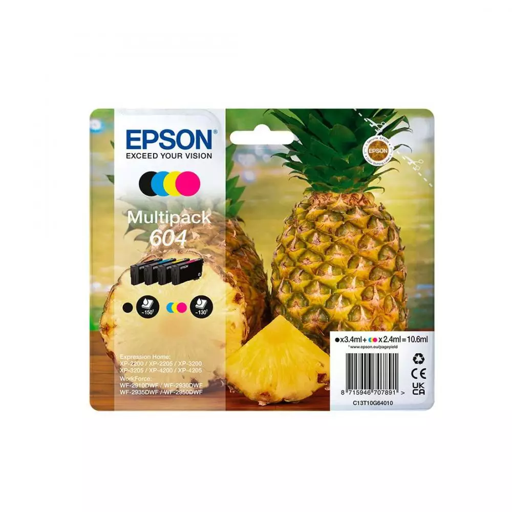 Multipack 4 Colores Tinta Epson 604