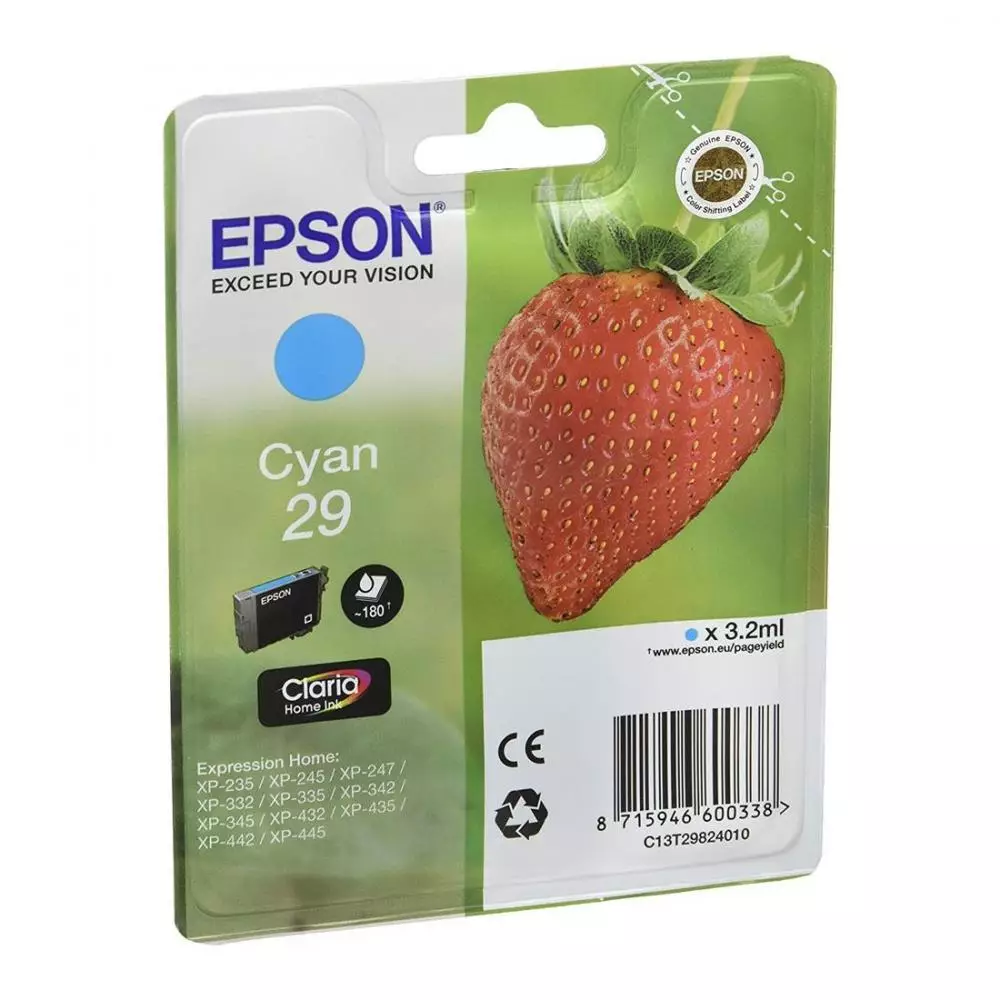 Tinta Epson 29 Claria Home Cyan