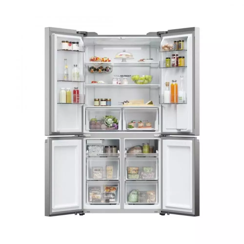 Frigorífico americano Haier MultiDoor Cube 90 Series 5 Clase E 1.9mX90.8cm No Frost Acero Inoxidable - HCR5919EHMP