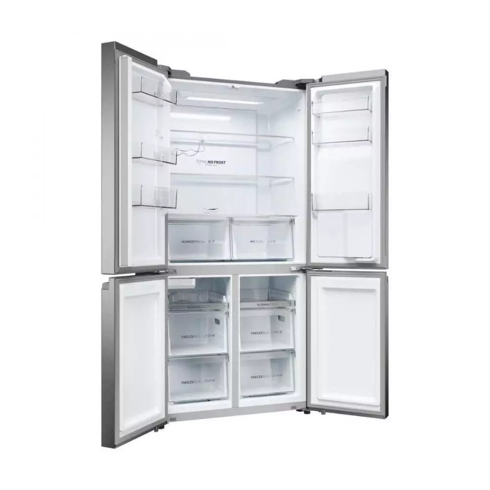 Frigorífico americano Haier MultiDoor Cube 90 Series 5 Clase E 1.9mX90.8cm No Frost Acero Inoxidable - HCR5919EHMP