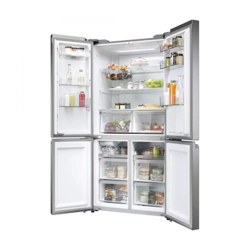 Frigorífico americano Haier MultiDoor Cube 90 Series 5 Clase E 1.9mX90.8cm No Frost Acero Inoxidable - HCR5919EHMP