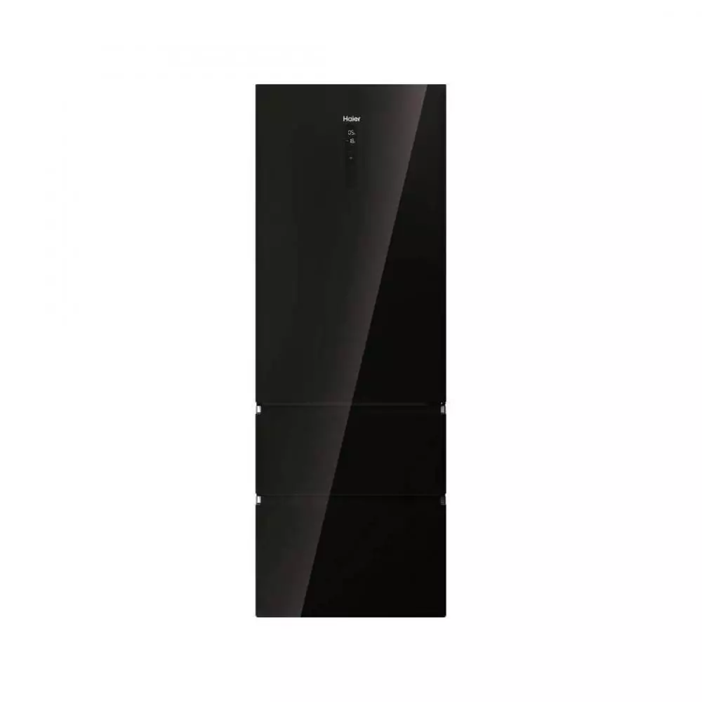 Frigorífico Combi Haier 3D Series 7 HTW7720DNGB Clase D No Frost 2.006m Negro - Ancho 70cm
