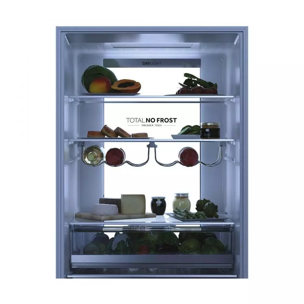 Frigorífico Combi Haier Combi 3D HTW7720DNGW Clase D No Frost 2.006m Blanco - Ancho 70 cm Series 7