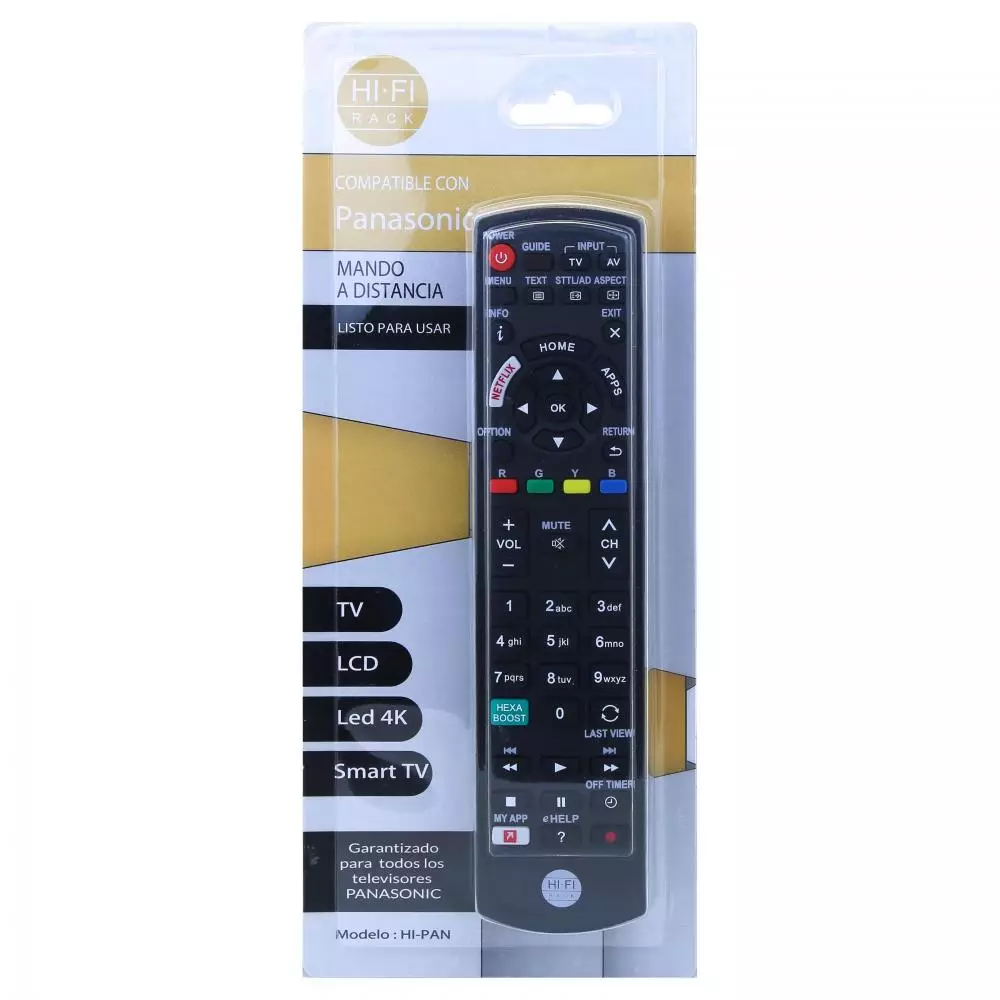 Mando a distancia HI-FI Rack para televisores Panasonic HI-PAN