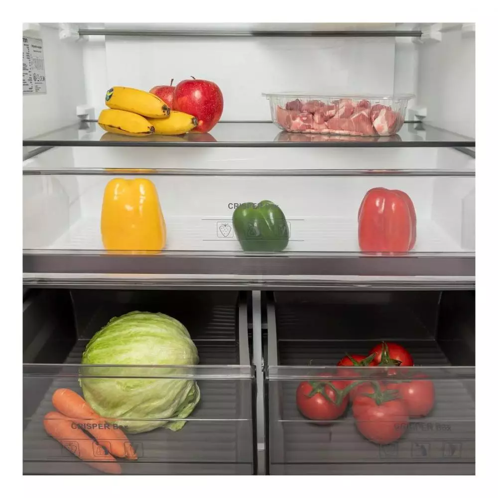 Frigorífico americano Infiniton AMCB-415CD82XET Clase E 1.825mX78.2cm No Frost Acero Inoxidable